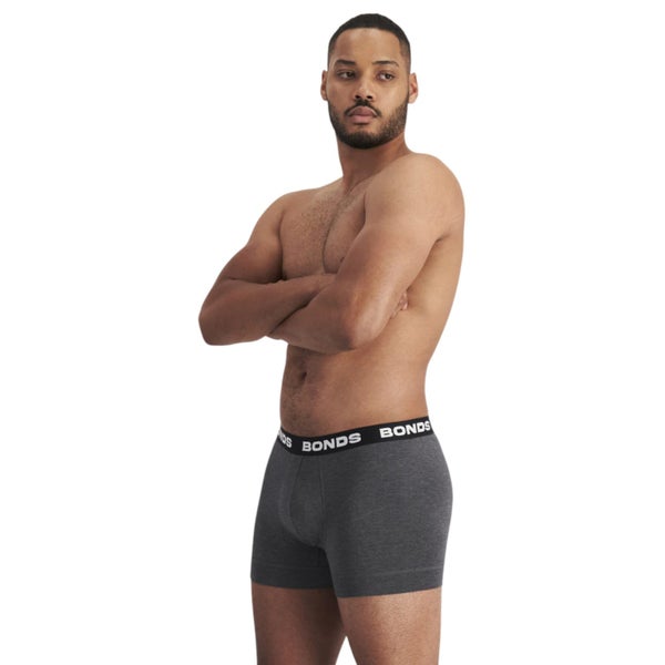 Bonds Mens Total Package Trunks Ashphalt Marle Underwear Carousel 2