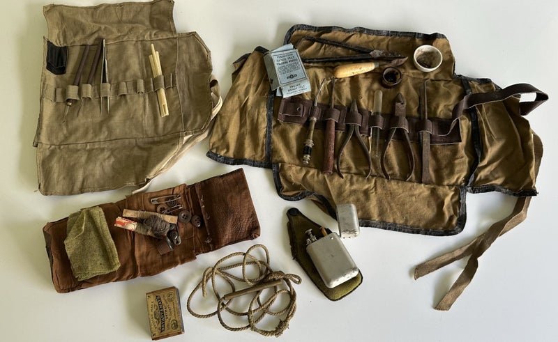 Vintage Militaria - WW2 Dentistry kit, USA med kit, plus more Carousel 1