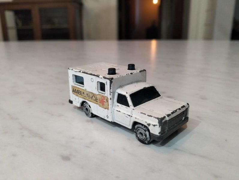 Vintage 1977 matchbox ambulance Carousel 1
