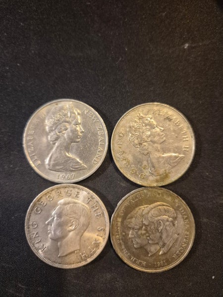 bulk 4 NZ old coins $1!!! Carousel 1