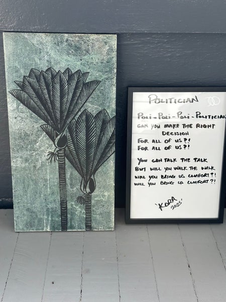 Politician by Kora - handwritten lyrics by Kora Carousel 2