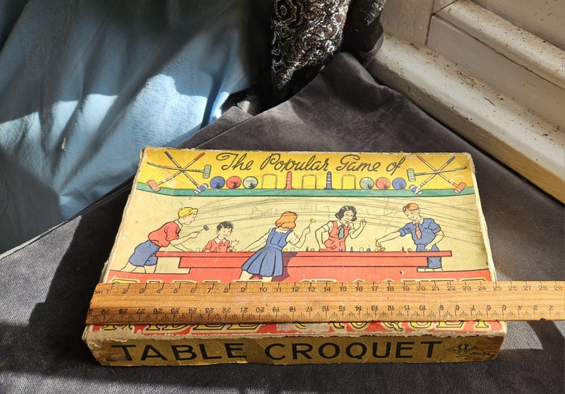 Vintage Table Croquet Game Carousel 6
