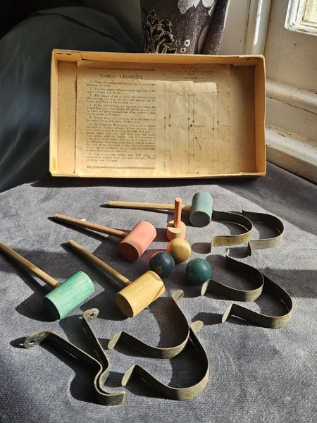 Vintage Table Croquet Game Carousel 2