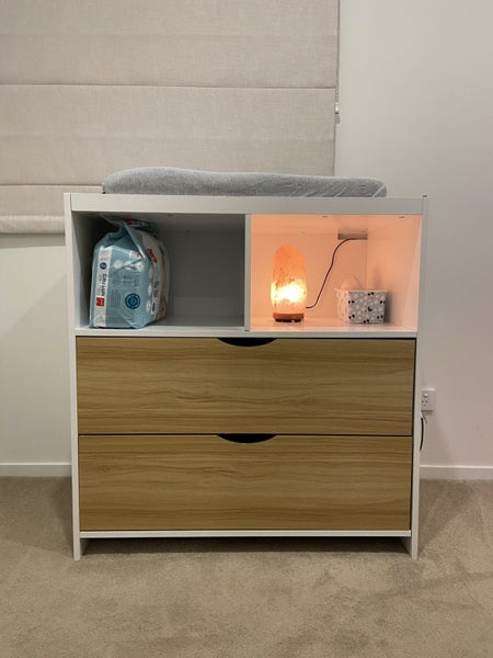 Mocka 2 drawer baby change table Carousel 1