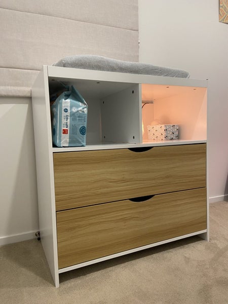 Mocka 2 drawer baby change table Carousel 2