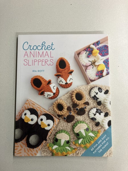 Crochet animal slippers Carousel 1