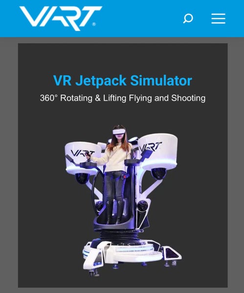 VR Jetpack Simulator Carousel 7