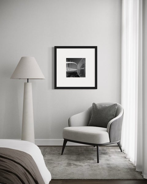 Black and White framed print: Te Rewa Rewa Bridge63615600046211110