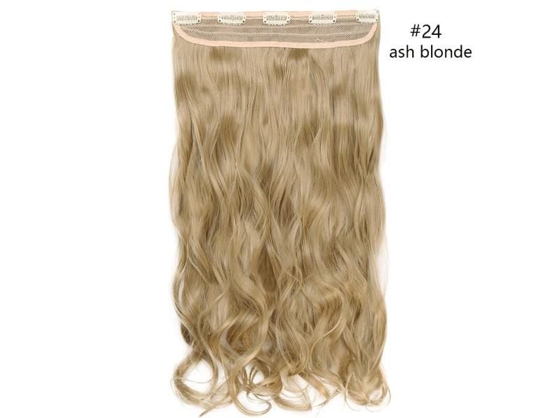 HAIRRO 5 Clips Synthetic Long Straight False Hair For Women Carousel 1