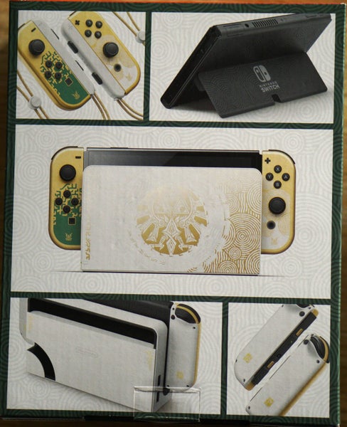 Switch Oled Tears of the kingdom Bundle (Like new) + 256GB Micro SD card Carousel 12