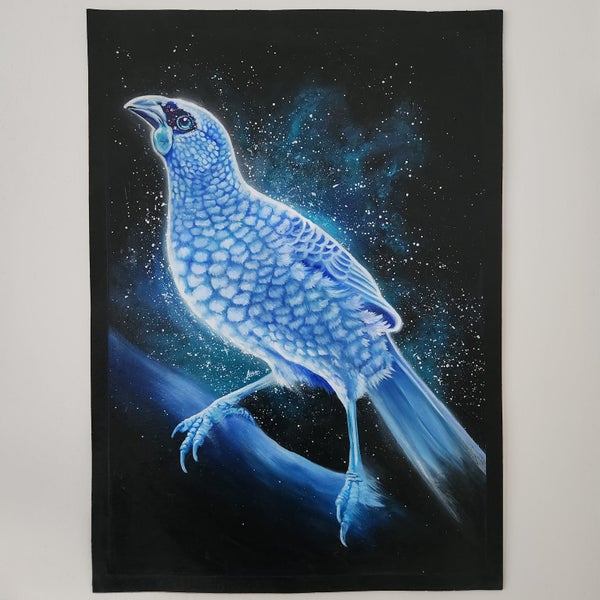 Pukaha Fundraiser: 'A Tribute to Kahurangi ' Signed Original A3 Painting Carousel 6