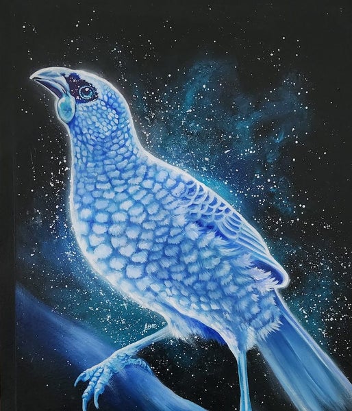Pukaha Fundraiser: 'A Tribute to Kahurangi ' Signed Original A3 Painting Carousel 1