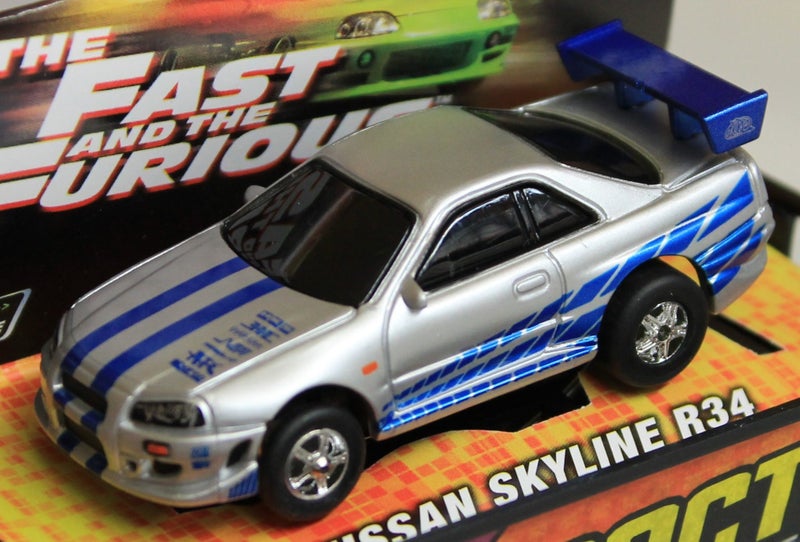 Johnny Lightning Fast & Furious Nissan Skyline Slot Car Mint Boxed Carousel 2