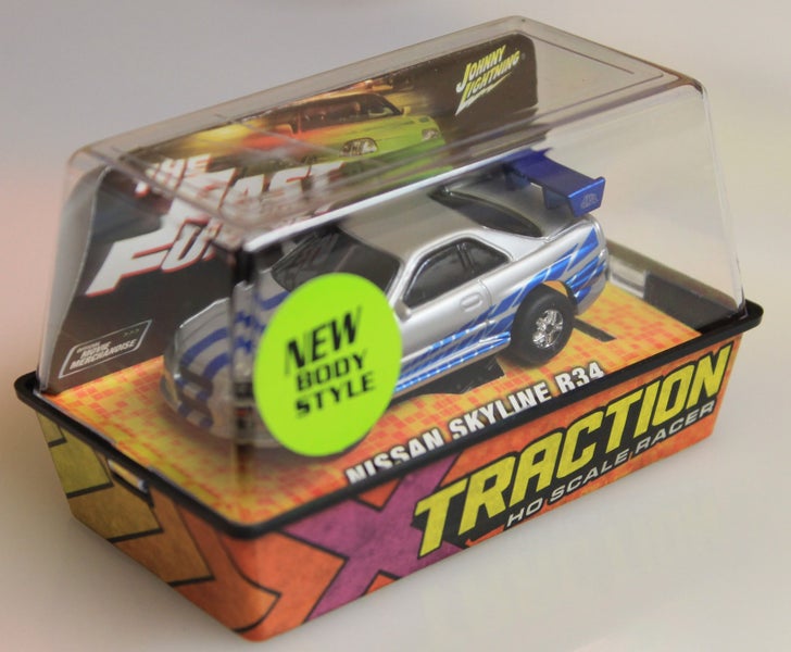 Johnny Lightning Fast & Furious Nissan Skyline Slot Car Mint Boxed Carousel 1