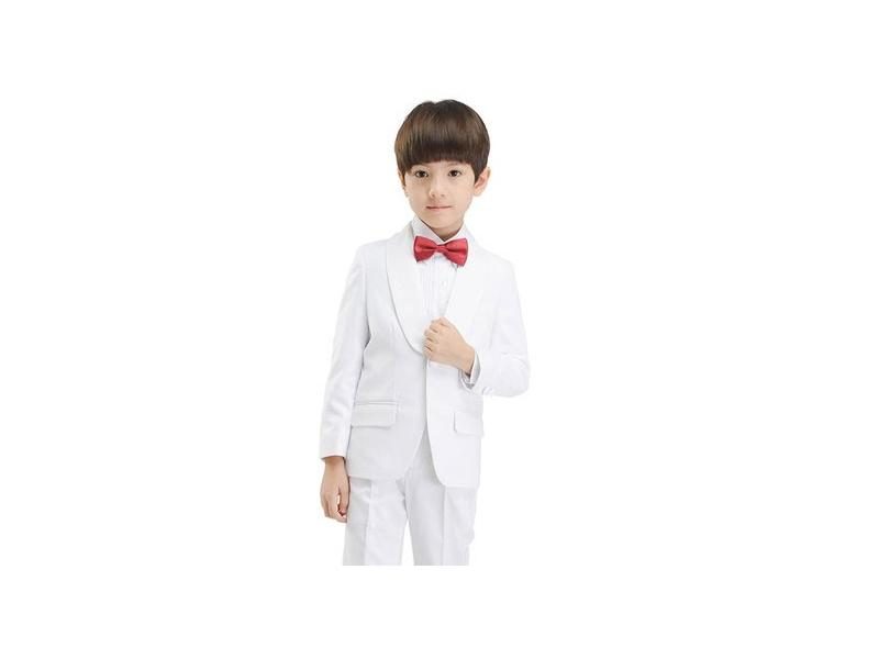 Boy Suits Flower Girl Slim Fit Tuxedo Brand Fashion Bridegroon Dress Wedding Carousel 1
