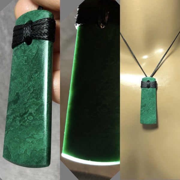 5.6cm Richly coloured Verdite Pendant, $1 Reserve Carousel 1