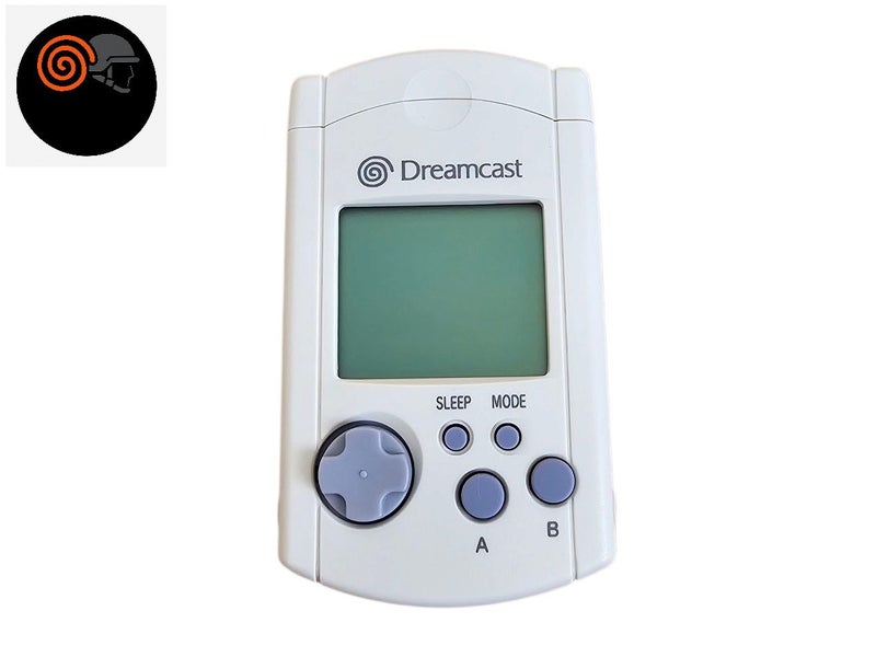 SEGA Dreamcast VMU (Visual Memory Unit) White w/Cap Genuine - Tested #360 Carousel 1