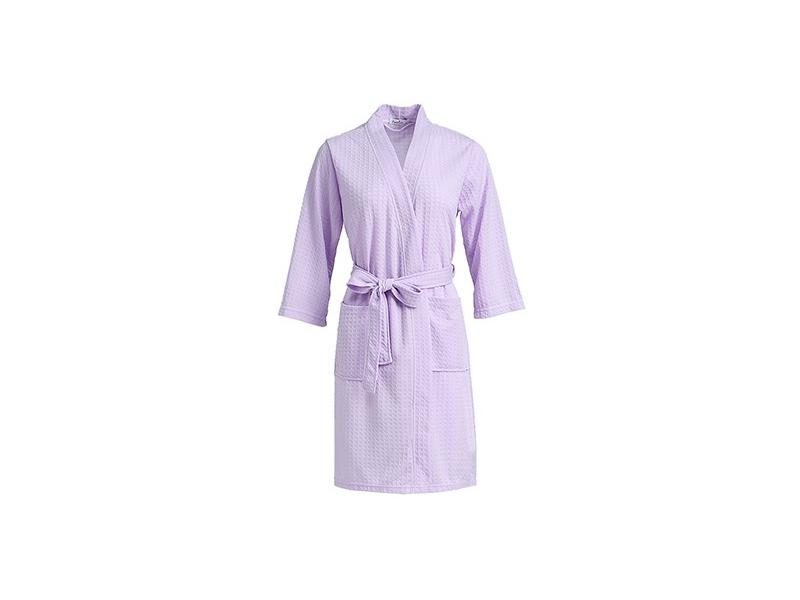 Men Bath Robe Waffle Towel Bathrobe Suck Water Plus Size Summer Kimono Spa Carousel 1