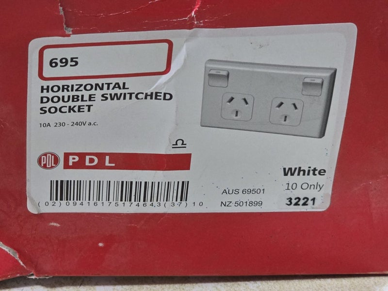 Bulk Horizontal doubled switch socket covers $1 reserve Carousel 2