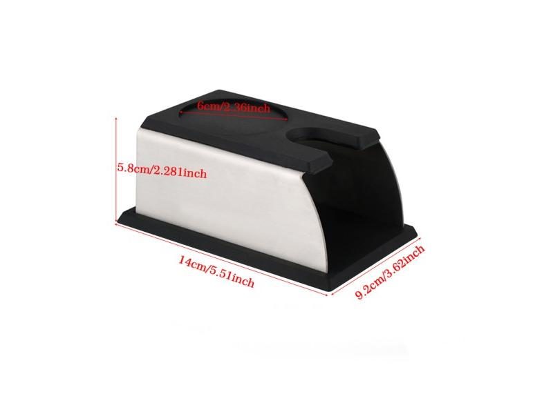 Stainless Steel Silicone Espresso Coffee Tamper Stand Barista Tool Tamping Carousel 1