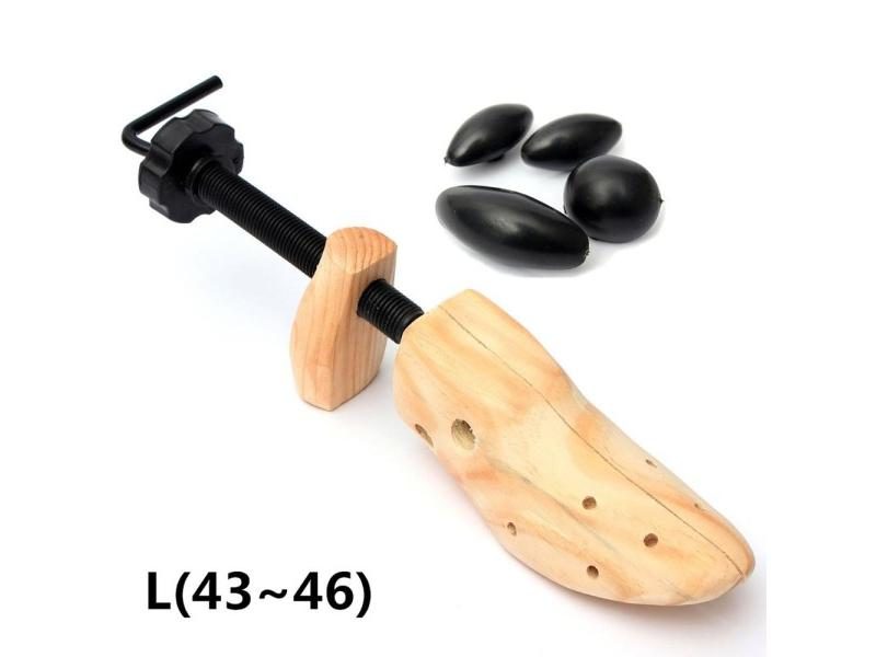 1 Piece Stretcher Wooden Shoes Tree Shaper Rack Wood Adjustable Flats Pumps Carousel 1