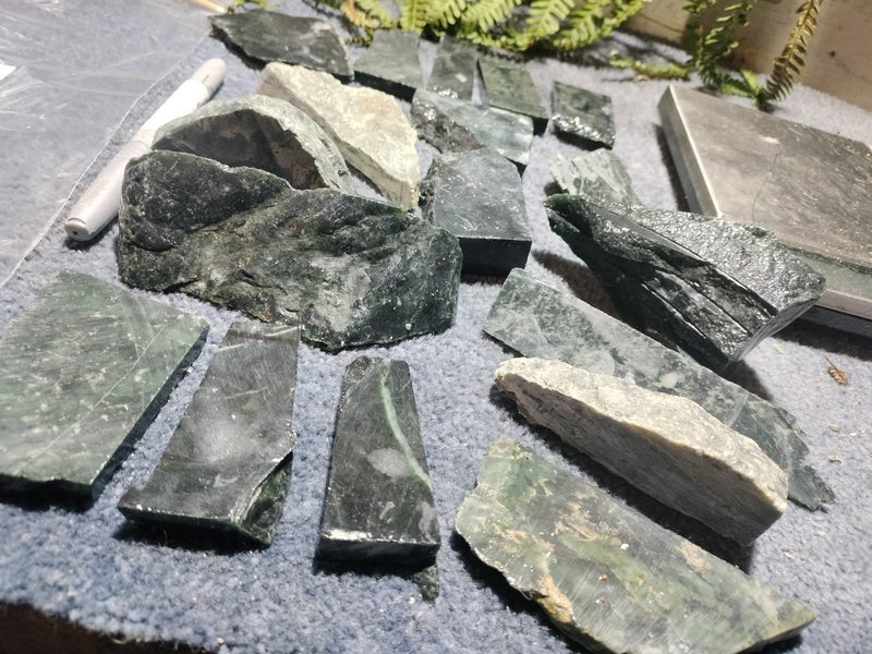 NZ Pounamu ( offcuts ) carvers stone #3 Carousel 2