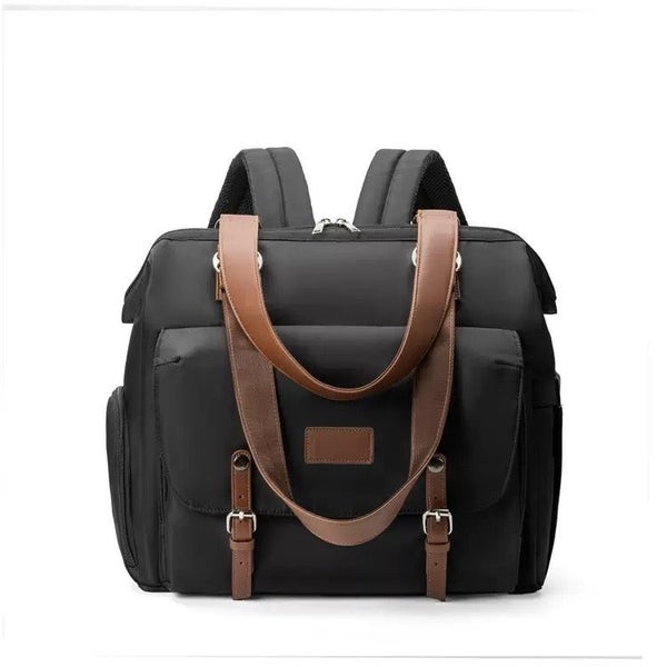Nappy Bag, Nappy Backpack, Nappy Tote Bag Black TC108 | TOUCHANDCATCH NZ Carousel 1