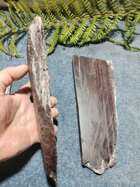 NZ Aroha stone, "piedmont Schist" cut slabs 2.97lb Carousel 2