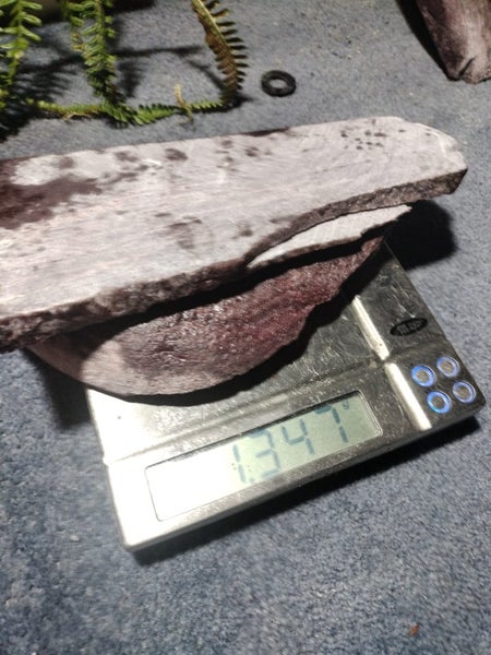 NZ Aroha stone, "piedmont Schist" cut slabs 2.97lb Carousel 9