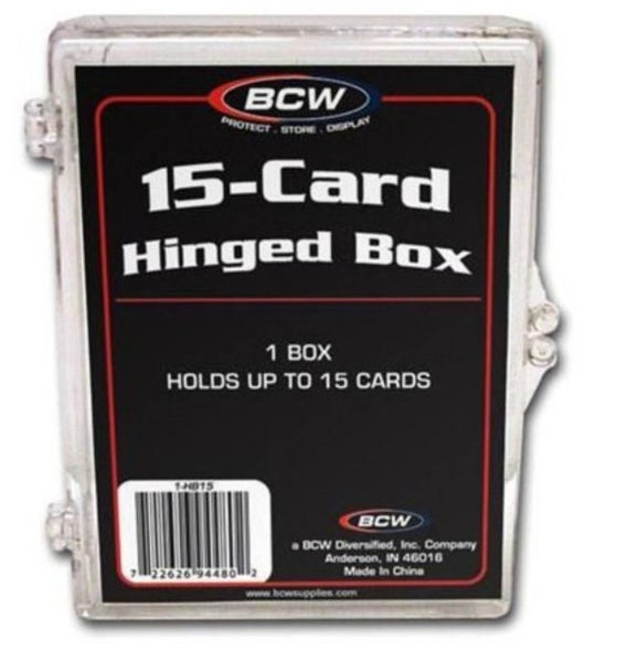 BCW Hinged Box 15 Count Carousel 1