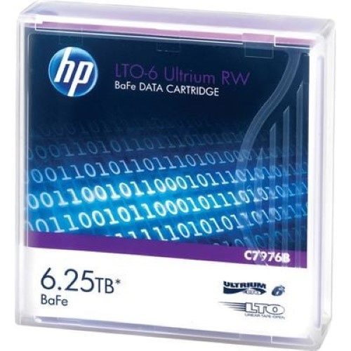 HPE LTO-6 Ultrium 6.25TB BaFe RW Data Cartridge (C7976B) Carousel 1