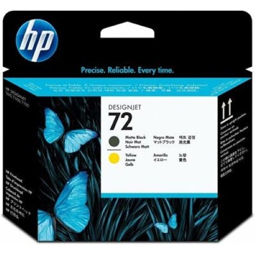 HP 72 Matte Black and Yellow Printhead (C9384A) Carousel 2