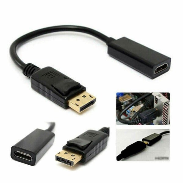 Display Port DP to HDMI Cable Male to Female 4K AND Full HD Adapter Carousel 7
