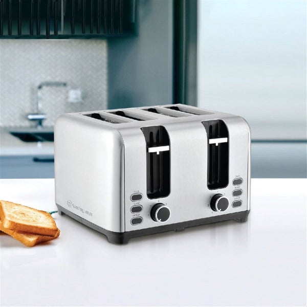Westinghouse Electric Kitchen Benchtop Bread Toaster Stainless Steel 4 Slice Carousel 2