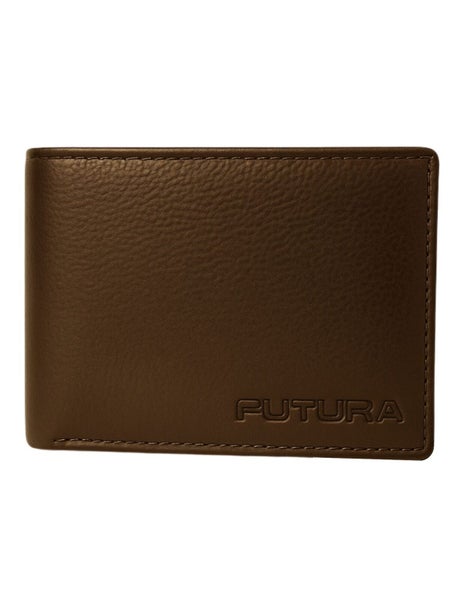 Futura Mens RFID Protected Slim Genuine Leather Wallet - Tan Carousel 2
