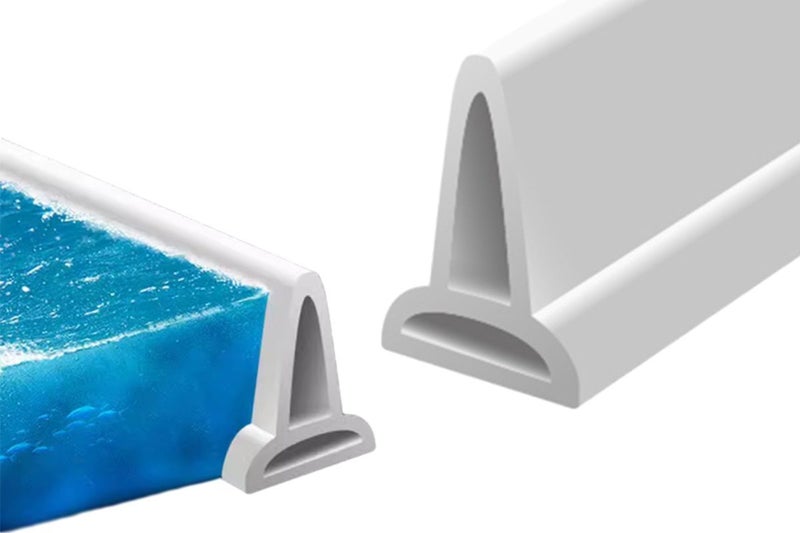 Waterproof Strip Bathroom Rubber Silicone Water Barrier Stopper Dry And Wet Sepa Carousel 3