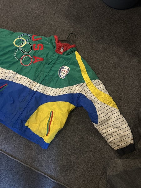 (RARE) vintage 90s USA OLYMPIC JACKET Carousel 2
