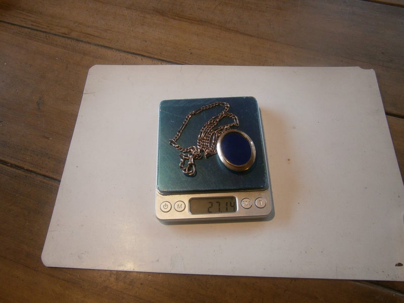 ANTQ.ROSE R. GOLD STATEMENT LOCKET ON 9ct ROSE R.GOLD CHAIN (27+gms) Carousel 8