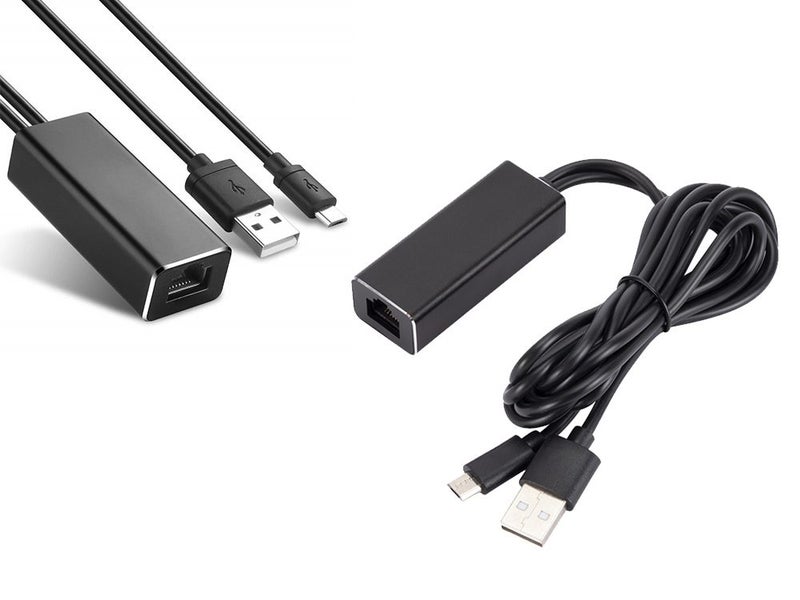 Ethernet Adapter for Fire TV Stick, Micro USB to RJ45 Ethernet 100Mbps Network Carousel 8