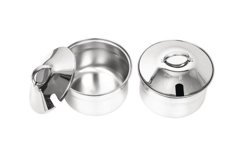 Olympia Bain Marie Set CB723 (2 x 4Ltr) for Olympia Chafing Dish Carousel 2