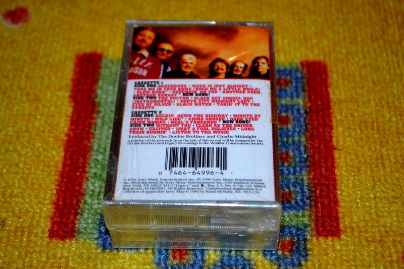 THE DOOBIE BROTHERS Rockin' Down the Highway [LIVE] DOUBLE CASSETTE TAPE Carousel 2
