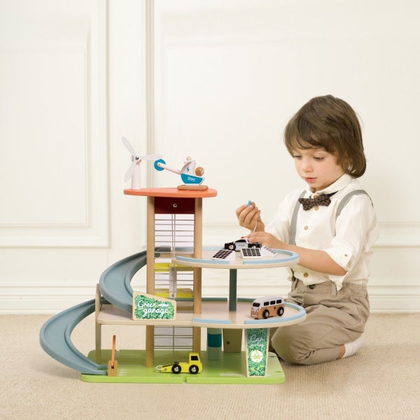 Classic World GREEN Garage Carousel 3