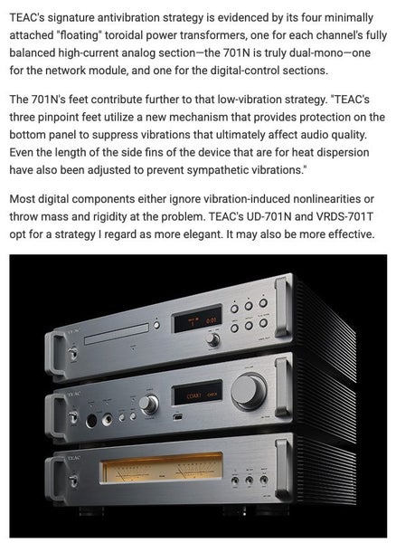 TEAC UD-701N streaming D/A preamplifier DAC DAP high fidelity Brand New Carousel 2