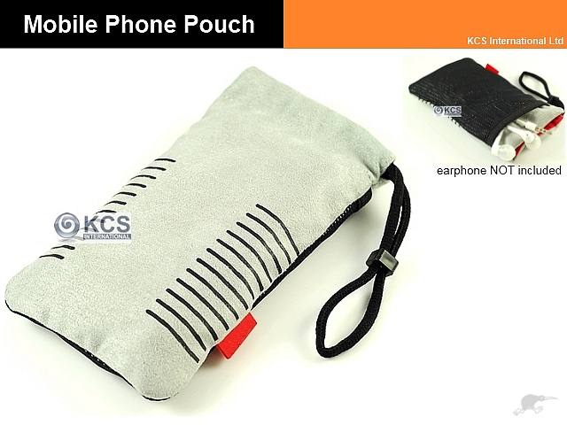 Soft Pouch for Mobile Phone_ GREY _ earphone pouch Carousel 1