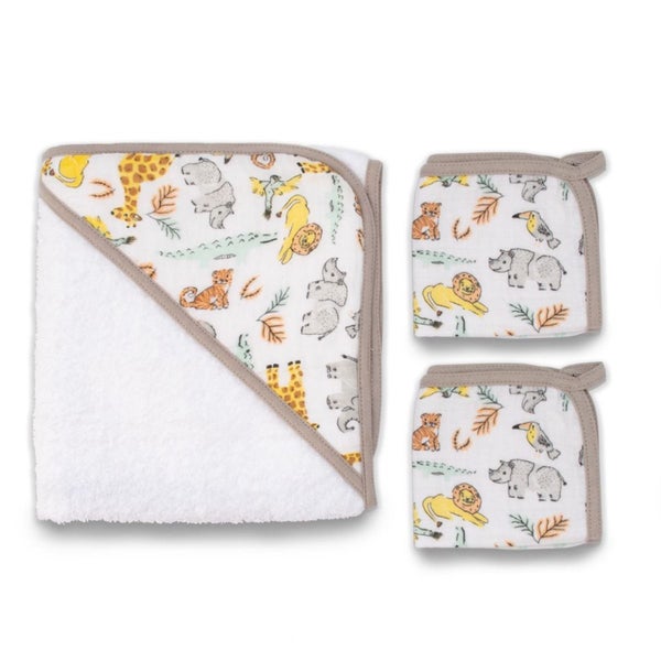 HOODED TOWEL + WASHERS64321266154625113