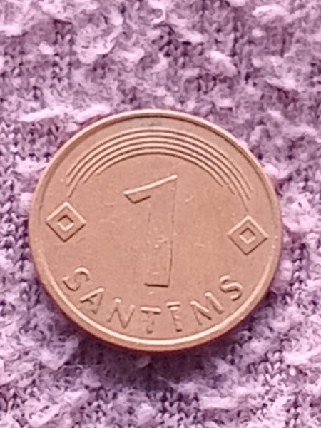 Latvia , 1997 , one santims Carousel 2