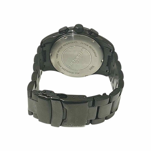 Men's Chronograph Watch in Black Tone Stainless Steel Carousel 2
