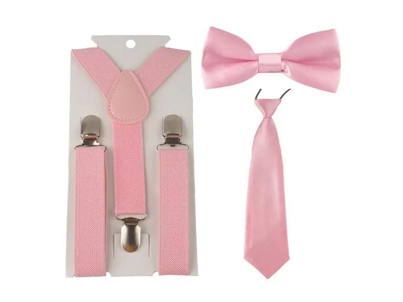 Fashion 3PCS School Boys Girls Children Kids Brace Elastic Suspenders For Shirt Carousel 1