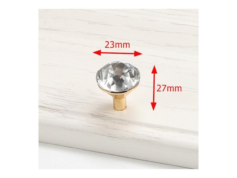 KAK Luxury Diamond Crystal Handles Shoebox Cabinet Handles Closet Dresser Carousel 1