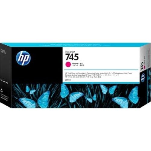 HP INK CARTRIDGE No 745 Magenta 300ml (F9K01A) Carousel 2